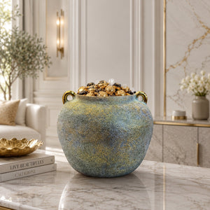 Contemporary Textured Ceramic Table Vases