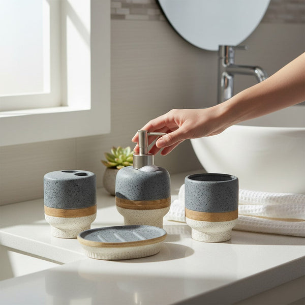 Nordic Ceramic Bathroom Accessories Set