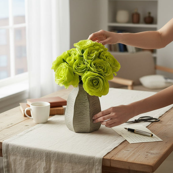 Rainbow Blossom Washable Flower Vase (Single Bunch in Vase)