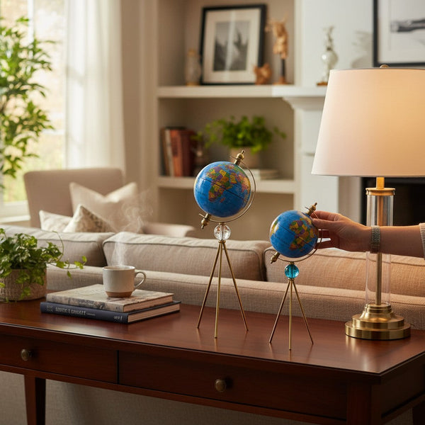 Luxury Tripod Globe Décor Stands