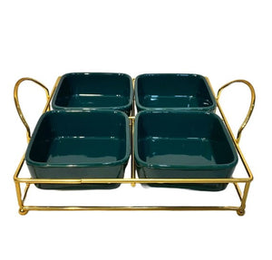 Ceramic Fruit Cookie Platter Desk Tray