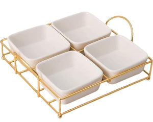 Ceramic Fruit Cookie Platter Desk Tray