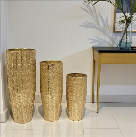J-Star Zenith Decorative Floor Planters Set