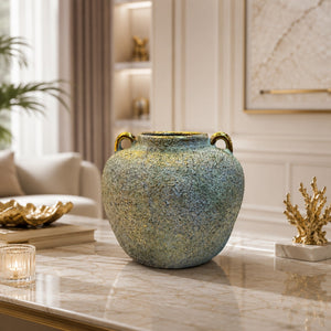 Contemporary Textured Ceramic Table Vases