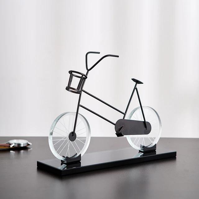  Metal Crystal Bicycle Ornament