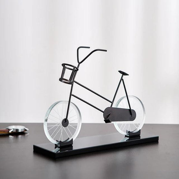  Metal Crystal Bicycle Ornament