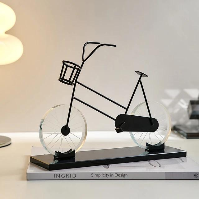 Metal Crystal Bicycle Ornament