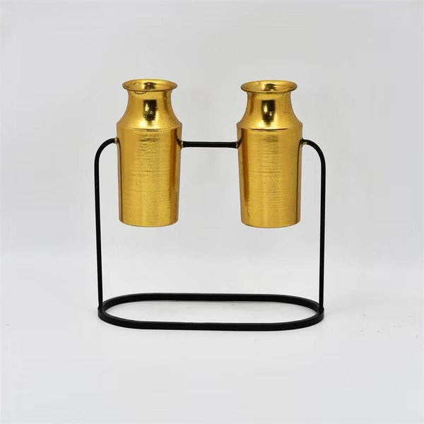 Perforated Floral Flask