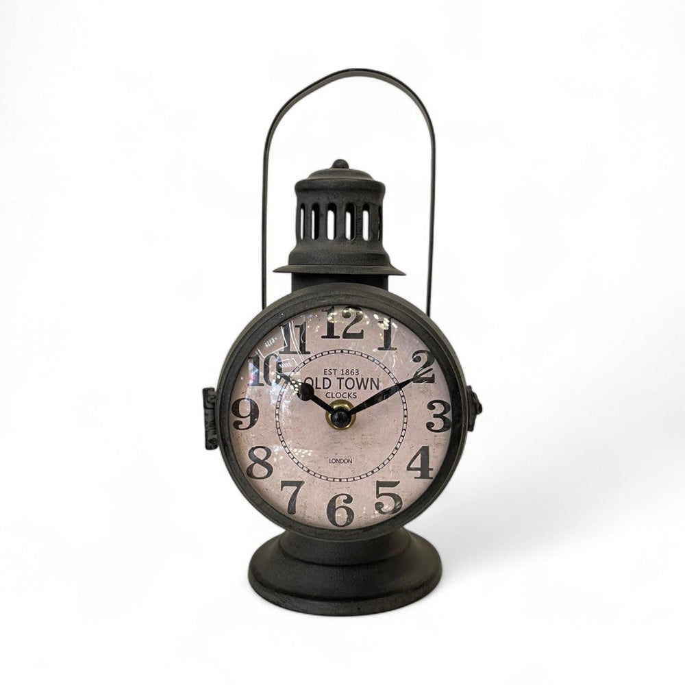 Antique Lantern Table Clock