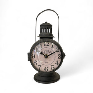 Antique Lantern Table Clock