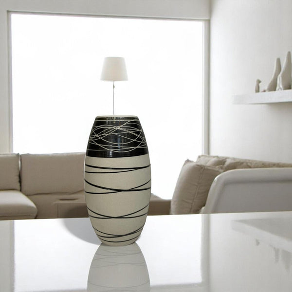 Ebony Sands Ceramic Vases Set