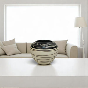 Ebony Sands Ceramic Vases Set