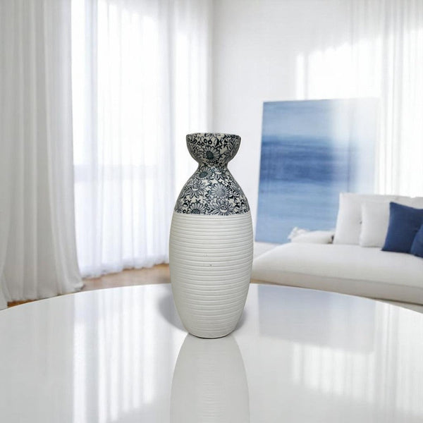 Forest Ripple Ceramic Vases
