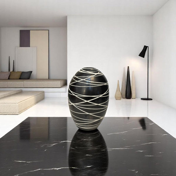 Modern Black Decorative Vase Set