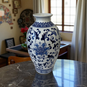 Imperial Legacy Classic Blue & White Porcelain Vases