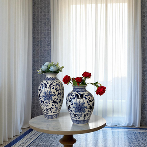 Imperial Legacy Classic Blue & White Porcelain Vases