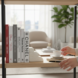 Aurelia Balance Travertine Bookends (Pair)