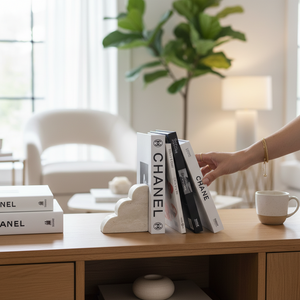 Aurelia Balance Travertine Bookends (Pair)