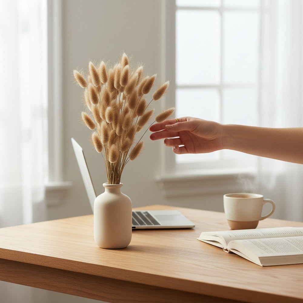 Natural Dried Bunny Tail Grass Bundle