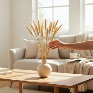 Natural Dried Wheat Stem Bundle