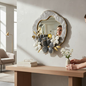 Luxury Floral Wall Mirror