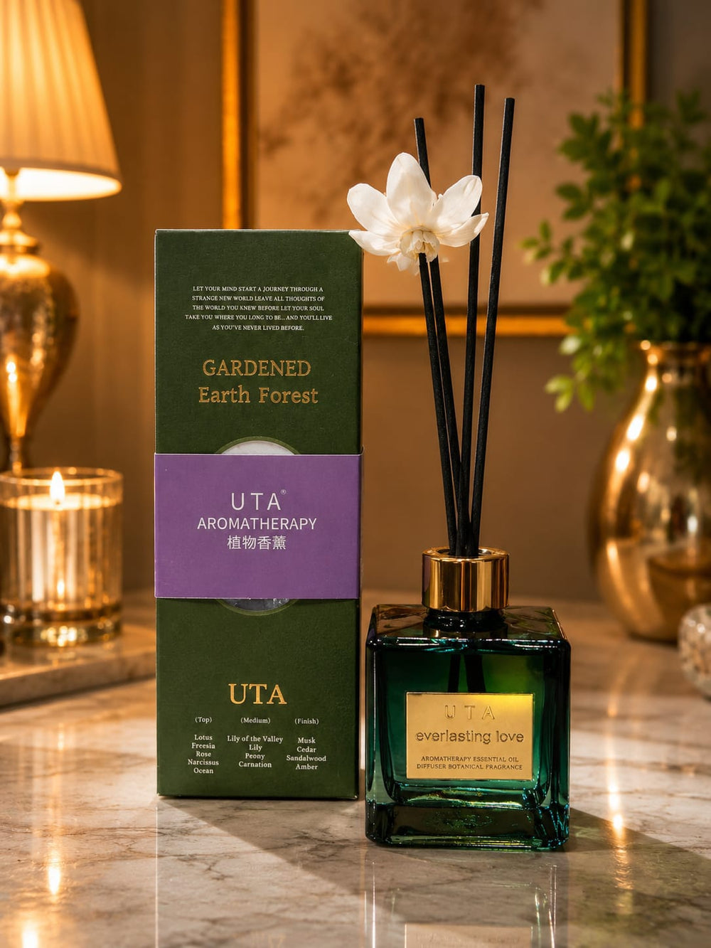 Luxury Aromatherapy Reed Diffuser (200 ml)
