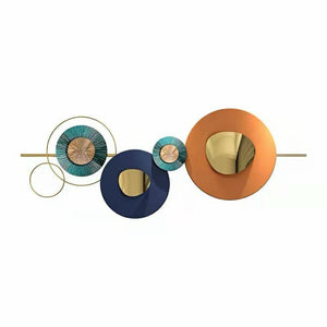 Circular Modern Metallic Wall Hanging