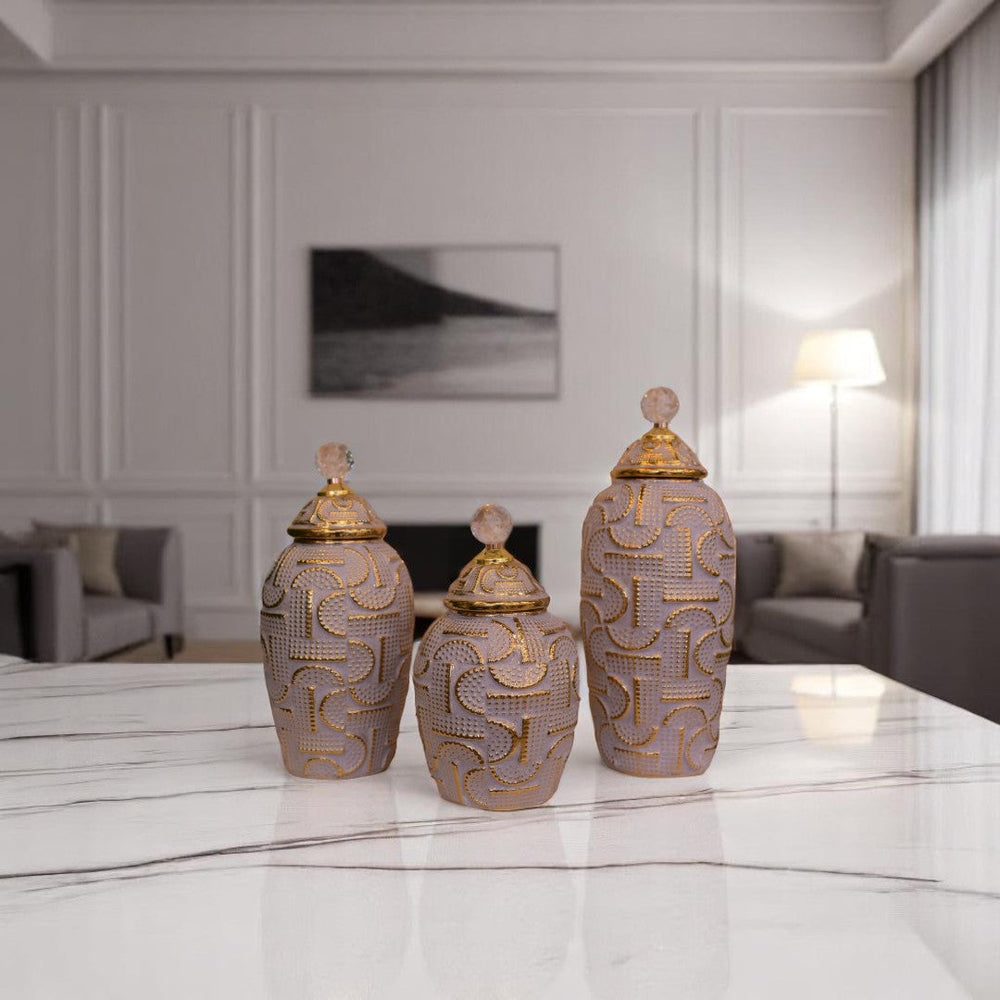 European Mist-steel Candy Jar
