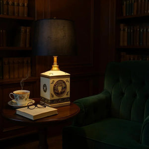 Alba VERSACE White Ceramic Table Lamp