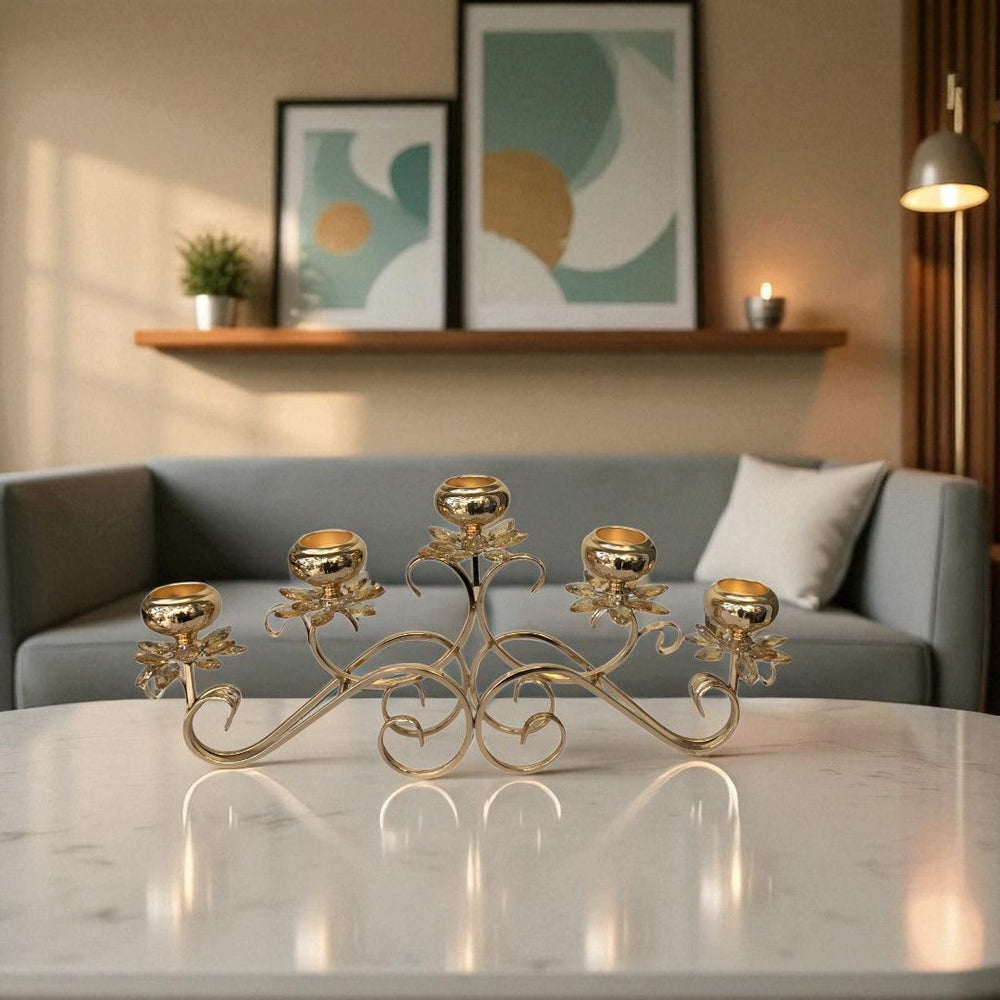 Versace-Inspired Candle Stand
