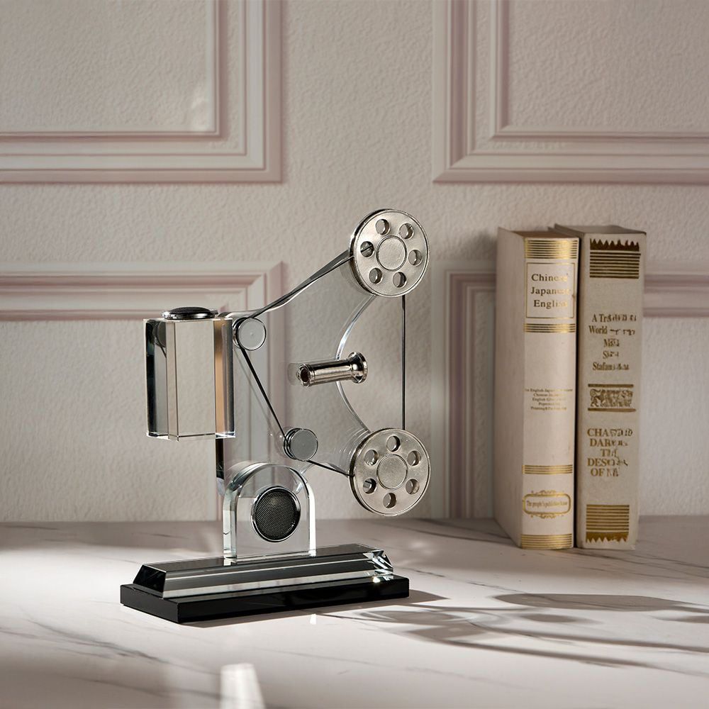 Kinetic Crystal Desk Sculpture