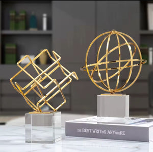 Modern Geometric Decor Sculptures