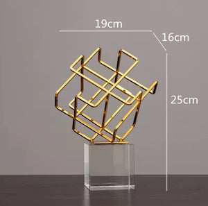 Modern Geometric Decor Sculptures