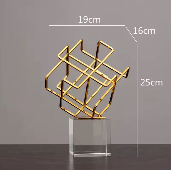 Modern Geometric Decor Sculptures