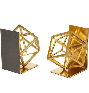 Elegant Brass Decorative Bookends