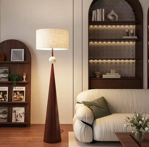 Elegant  Lumos Cone Contemporary Floor Lamp