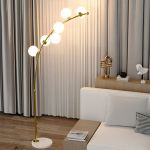 Stellar Arc Globes Floor Lamp