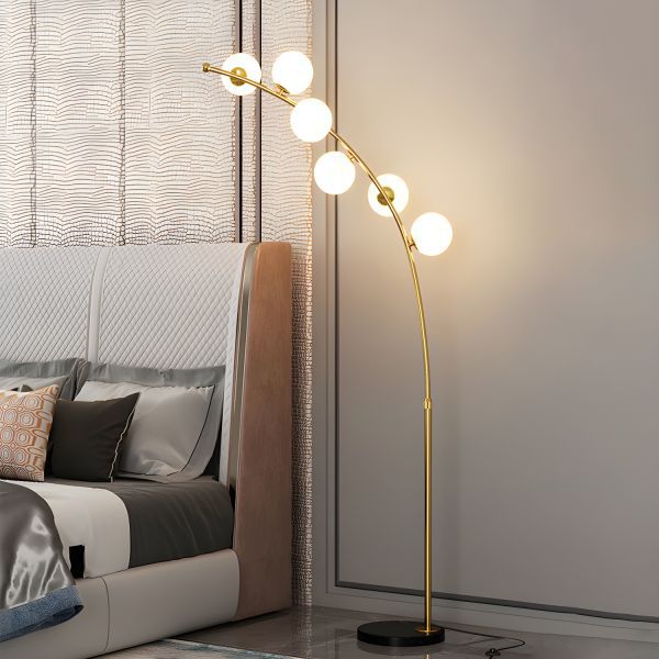 Stellar Arc Globes Floor Lamp