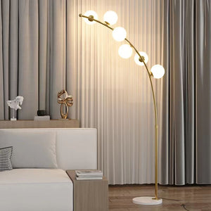 Stellar Arc Globes Floor Lamp