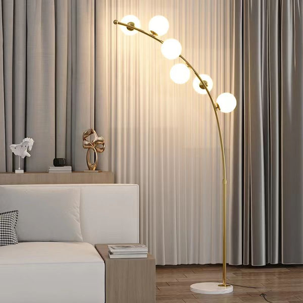 Stellar Arc Globes Floor Lamp