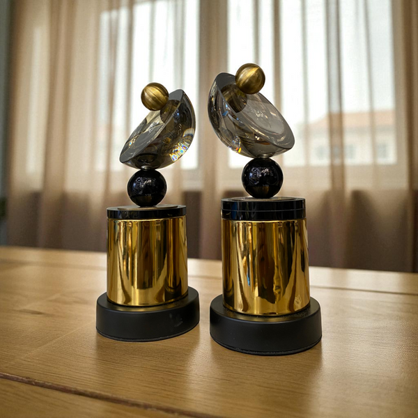 Luxe Crystal Globe Masterpiece Ornaments