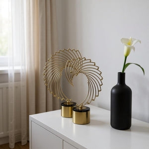Golden Spiral Wave Sculptures