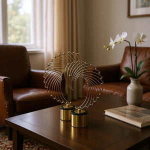 Golden Spiral Wave Sculptures