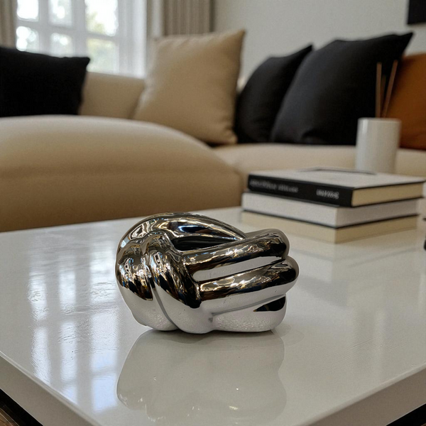 Puffed Knot Ceramic Tissue Box