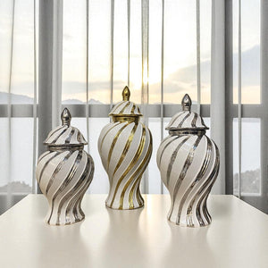 Twist Luxe Porcelain Candy Jars