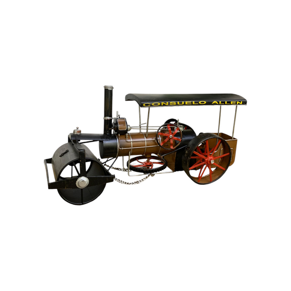 Metallic Vintage Road Roller Model