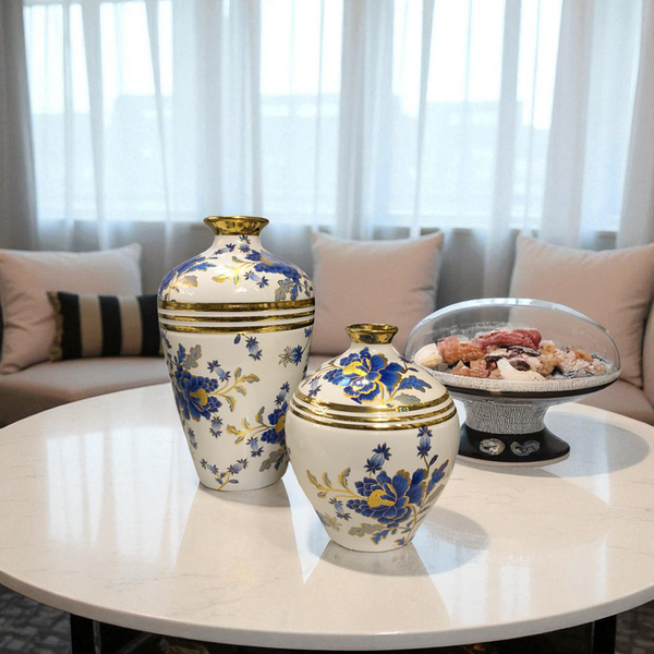 Imperial Blossom Porcelain Vases