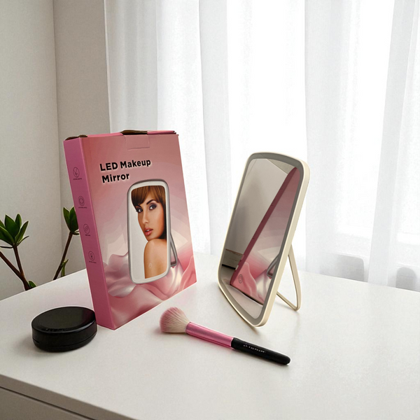 Modern Rectangular LED Table Mirror