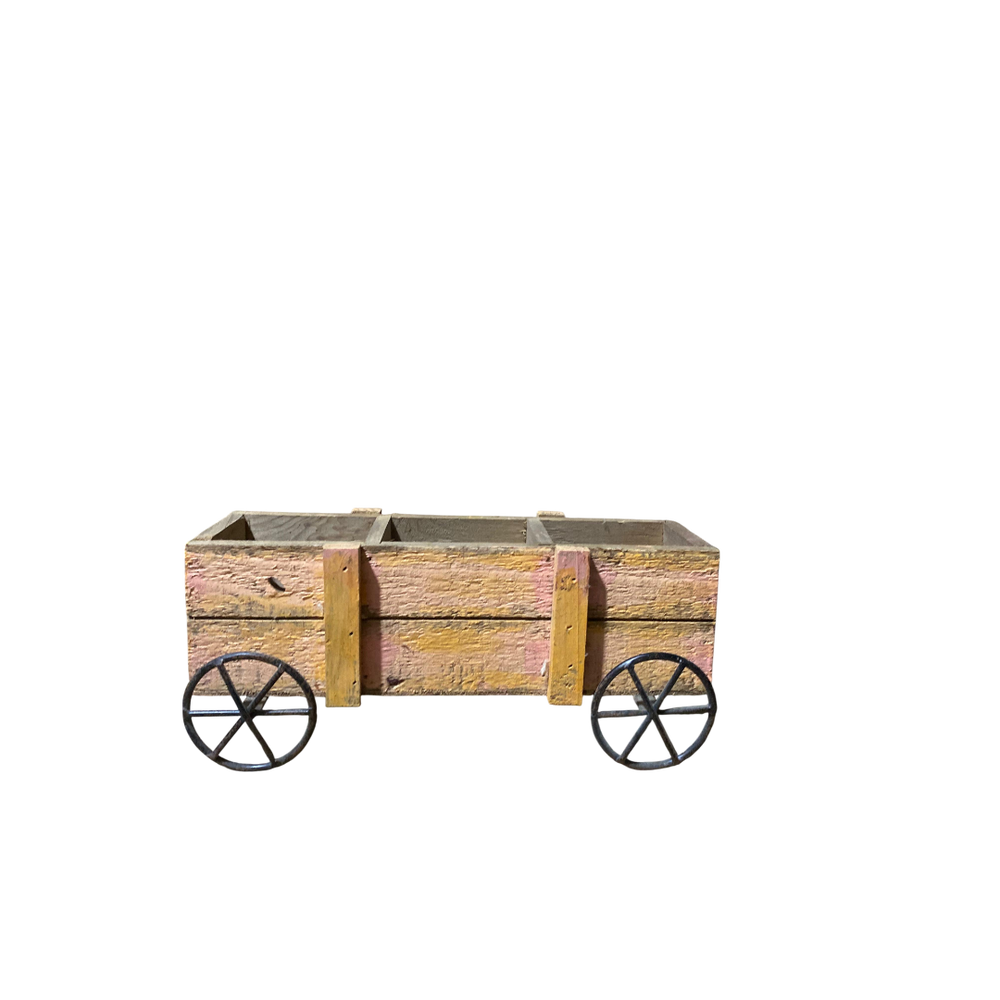 Vintage Wagon Flower Cart