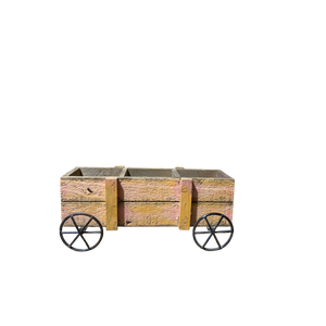 Vintage Wagon Flower Cart
